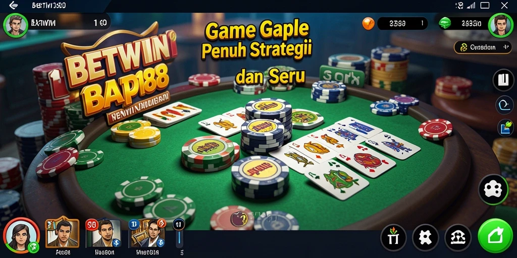 Gameplay Gaple yang menarik dan interaktif di BETWIN188.