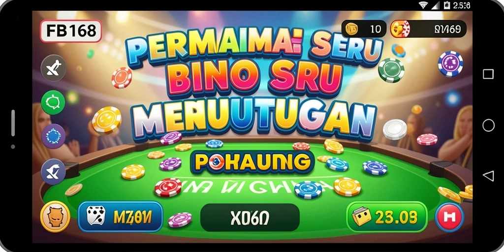 Tampilan menarik gameplay Bingo di FB168 yang seru.