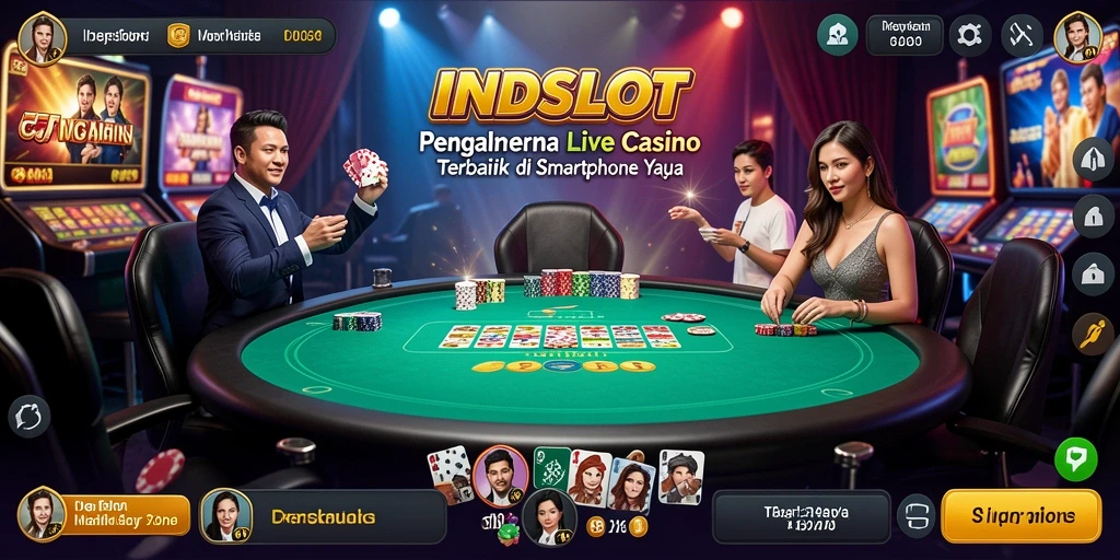 Gameplay seru dan interaktif di INDSLOT Live Casino.