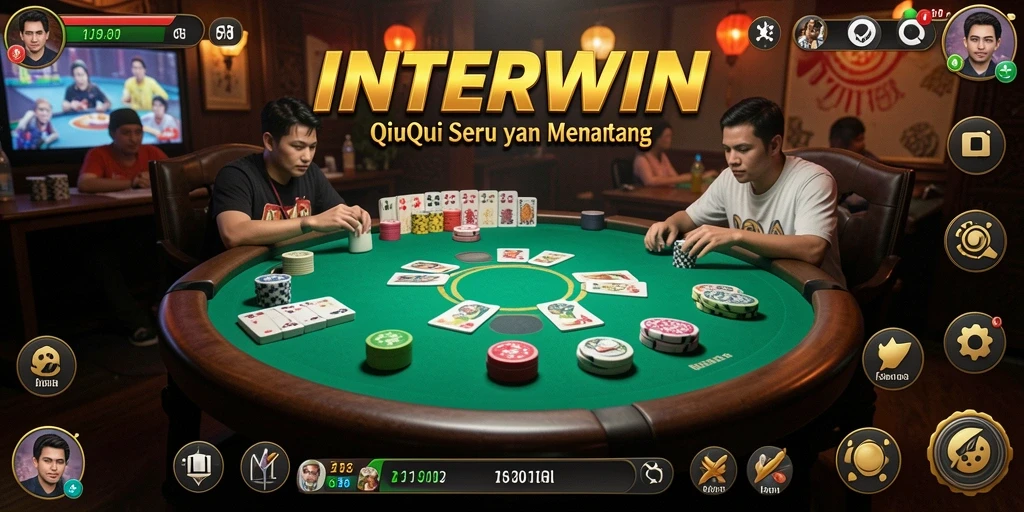 Tampilan menarik dalam gameplay QiuQiu INTERWIN.