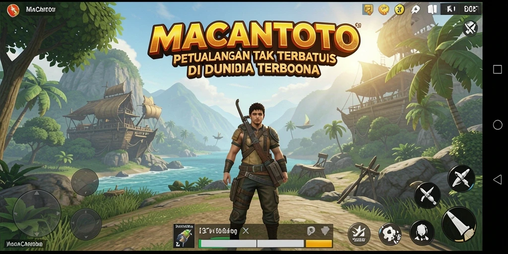 Pengambilan layar dari gameplay Open World yang menakjubkan di MACANTOTO.
