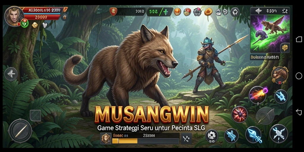 Screenshot gameplay MUSANGWIN yang menarik dan penuh strategi.