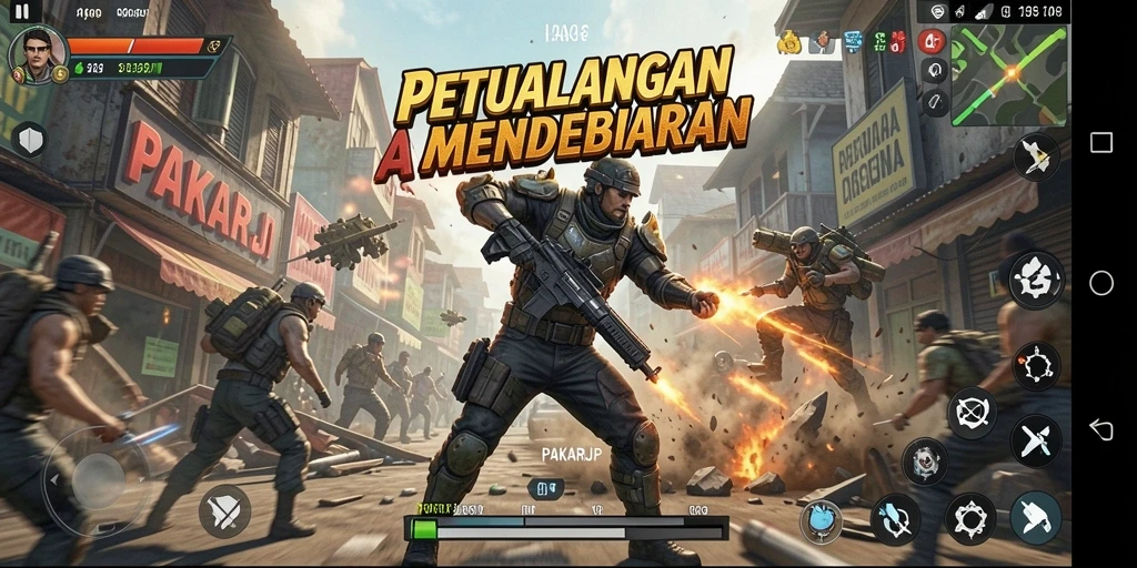 Tampilan utama gameplay PAKARJP yang mendebarkan.
