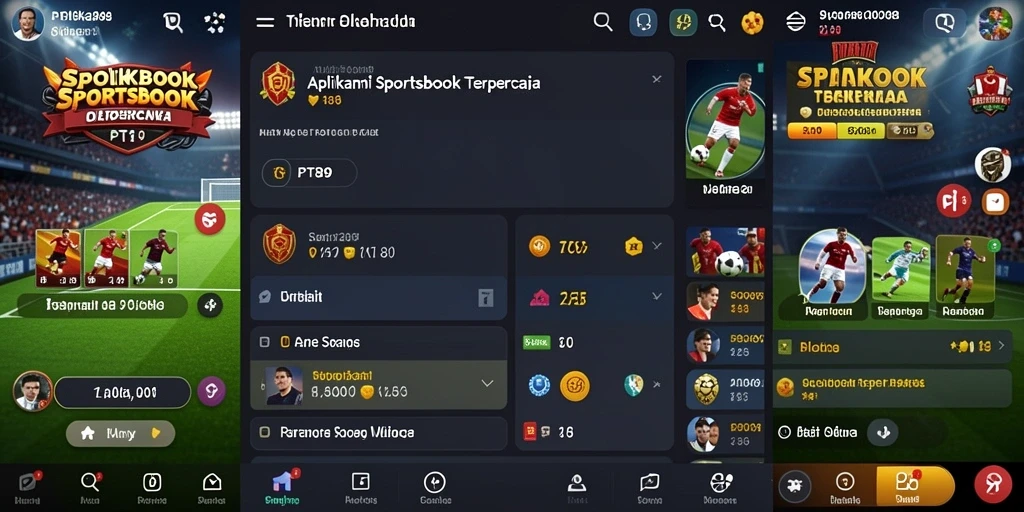 Screenshot utama PT89 menampilkan antarmuka taruhan olahraga yang dinamis.