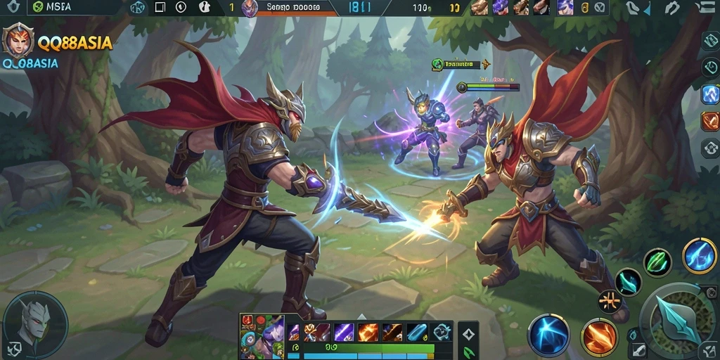 Gameplay menarik dengan strategi tim dalam <strong>QQ88ASIA</strong>.