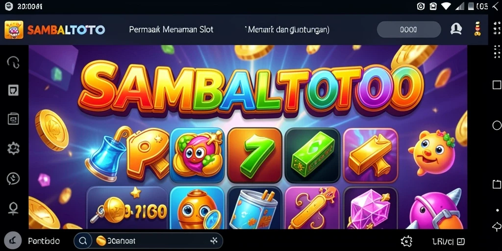 Screenshot gameplay SAMBALTOTO menampilkan keseruan permainan Slot.