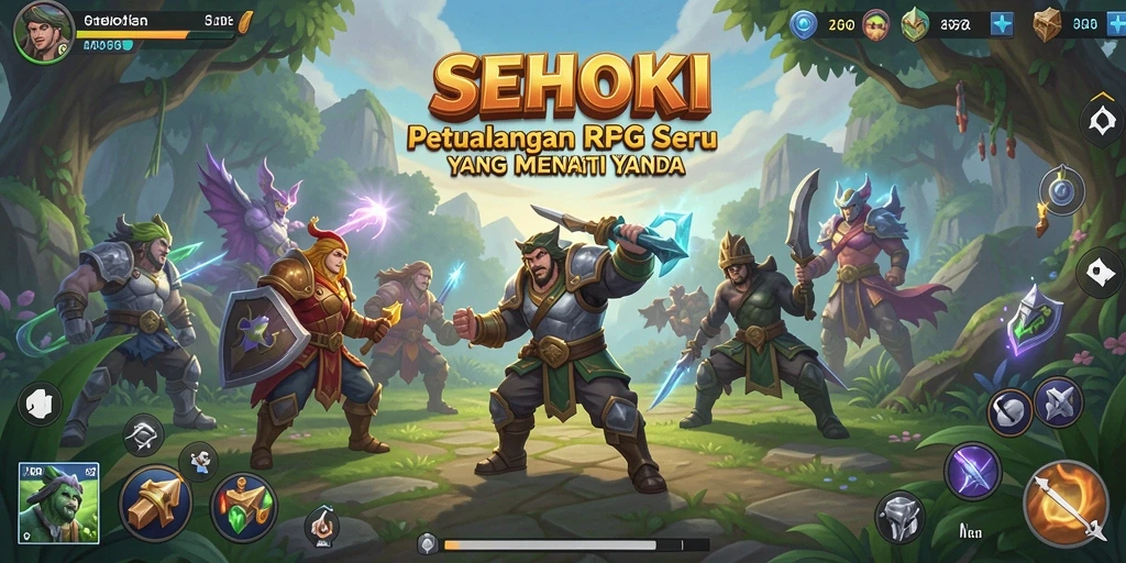 Tampilan gameplay SEHOKI dengan aksi pertarungan yang seru.