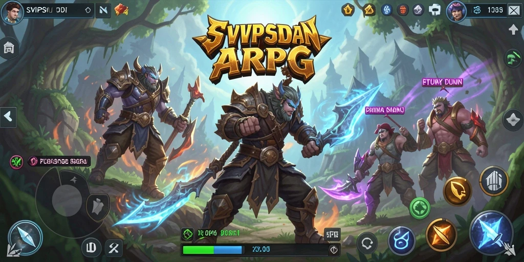 Tampilan menarik dari game ARPG penuh aksi.