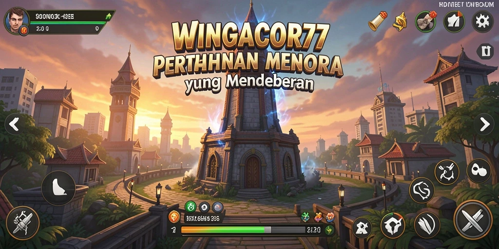 Tampilan menara dan pertahanan dalam WINGACOR77 yang menakjubkan.