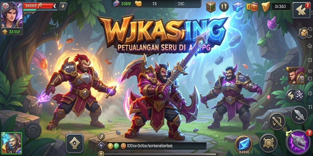Gameplay WJKASINO yang seru dan penuh aksi dalam dunia ARPG.